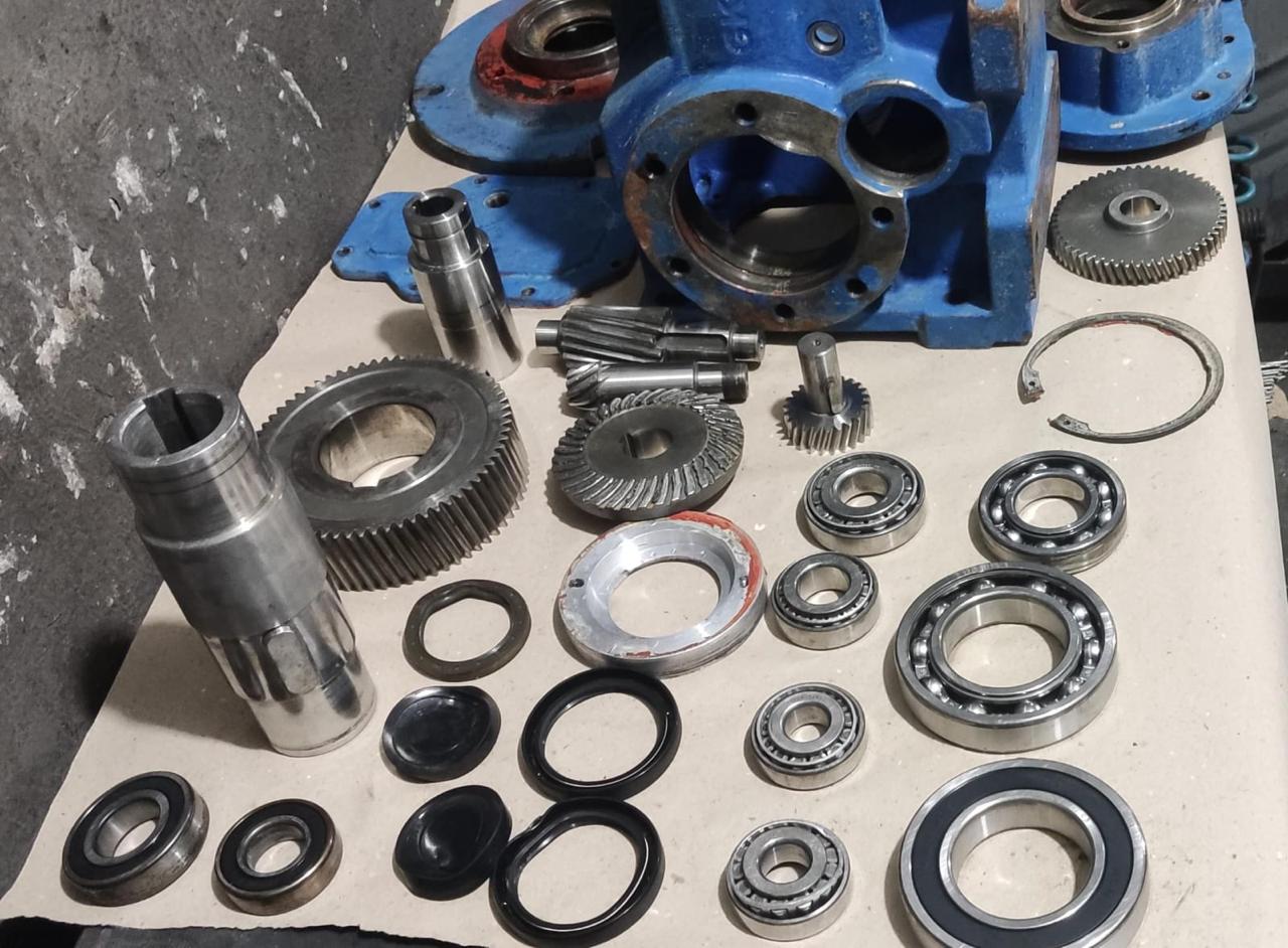 Avaliação de peças de redutores